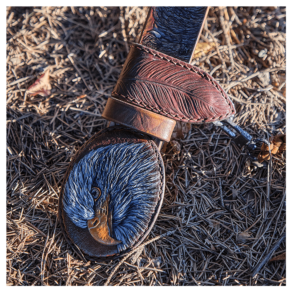 Кожаный ремень «Орел»