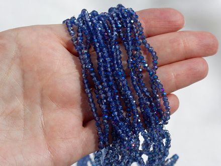 Нить бусин для украшений 3мм (ювелирное стекло)