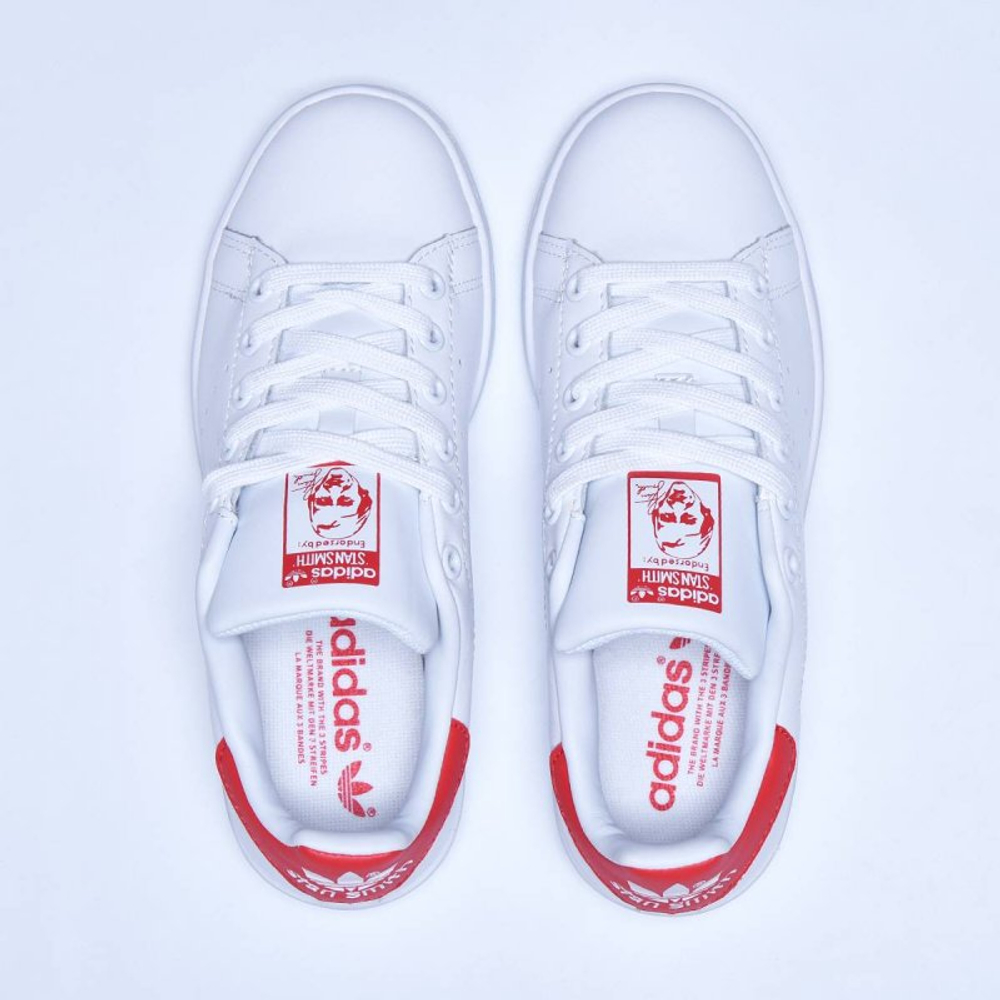Кроссовки Adidas Stan Smith White Red M20326 арт 5012-6