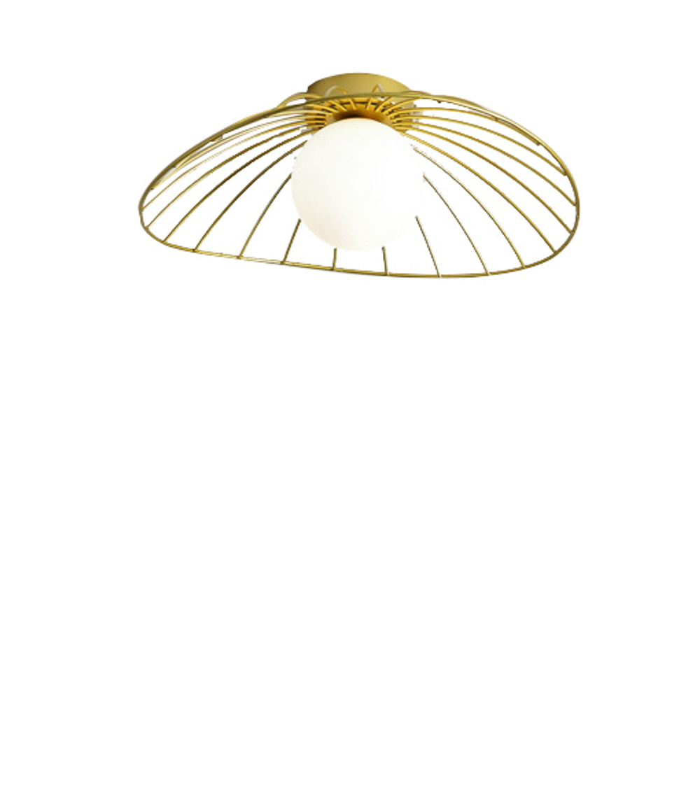 Потолочный дизайнерский светильник   (золотой)Limmer by Light Room