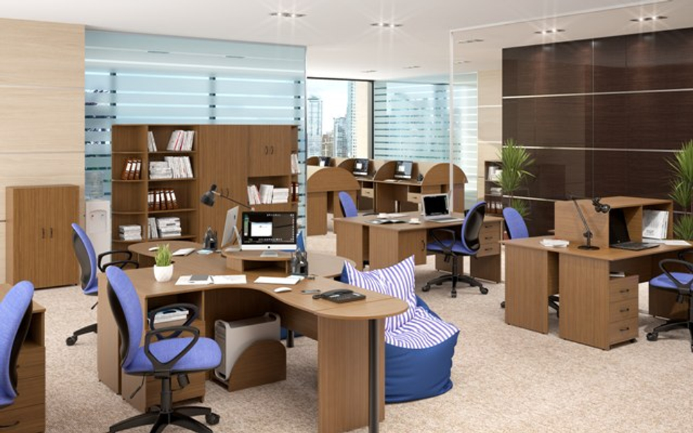 Стол письменный 1-тумбовый КАНЦ