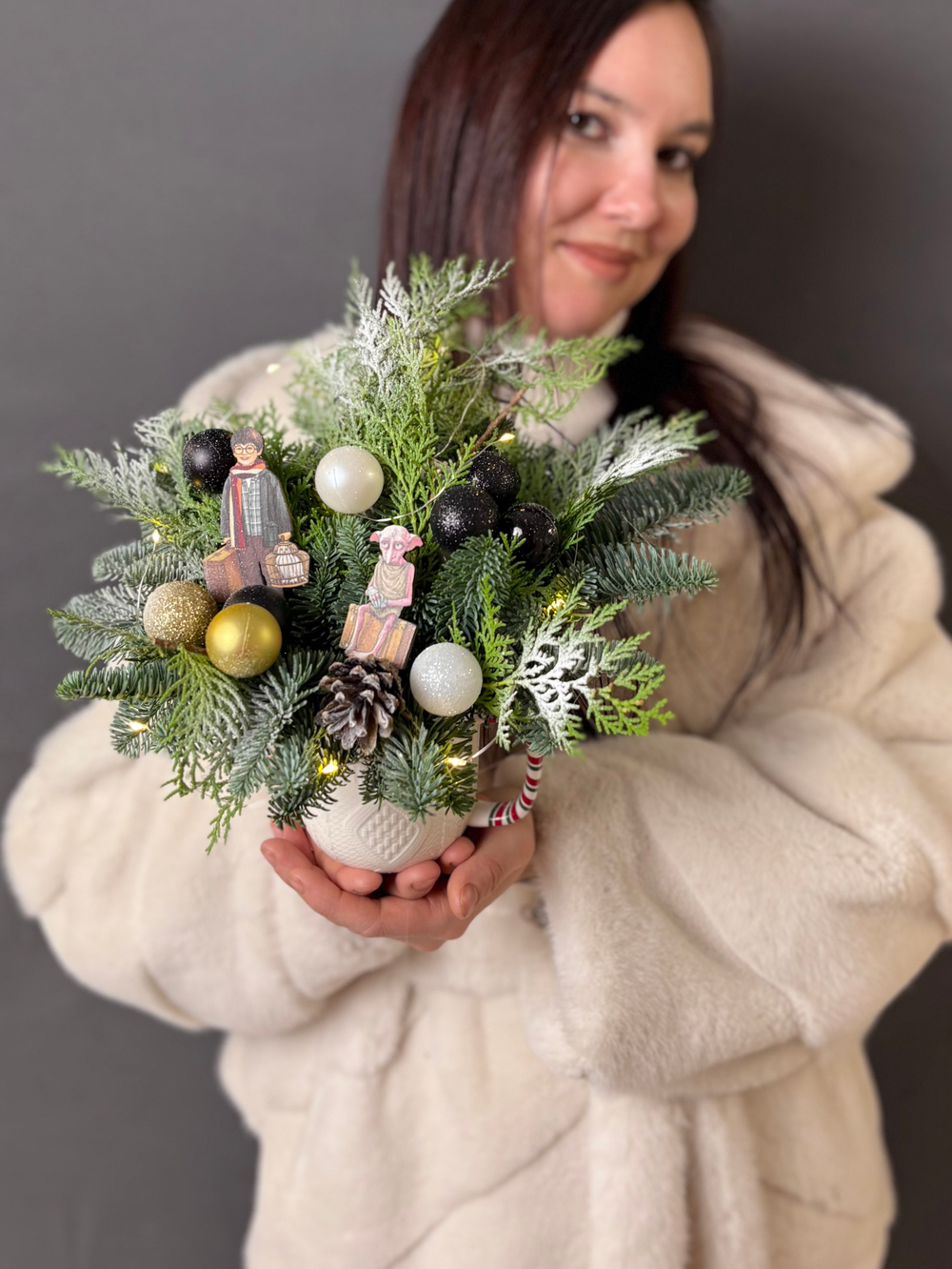 Новогодняя композиция в кружке «Магия вне Хогвартса»