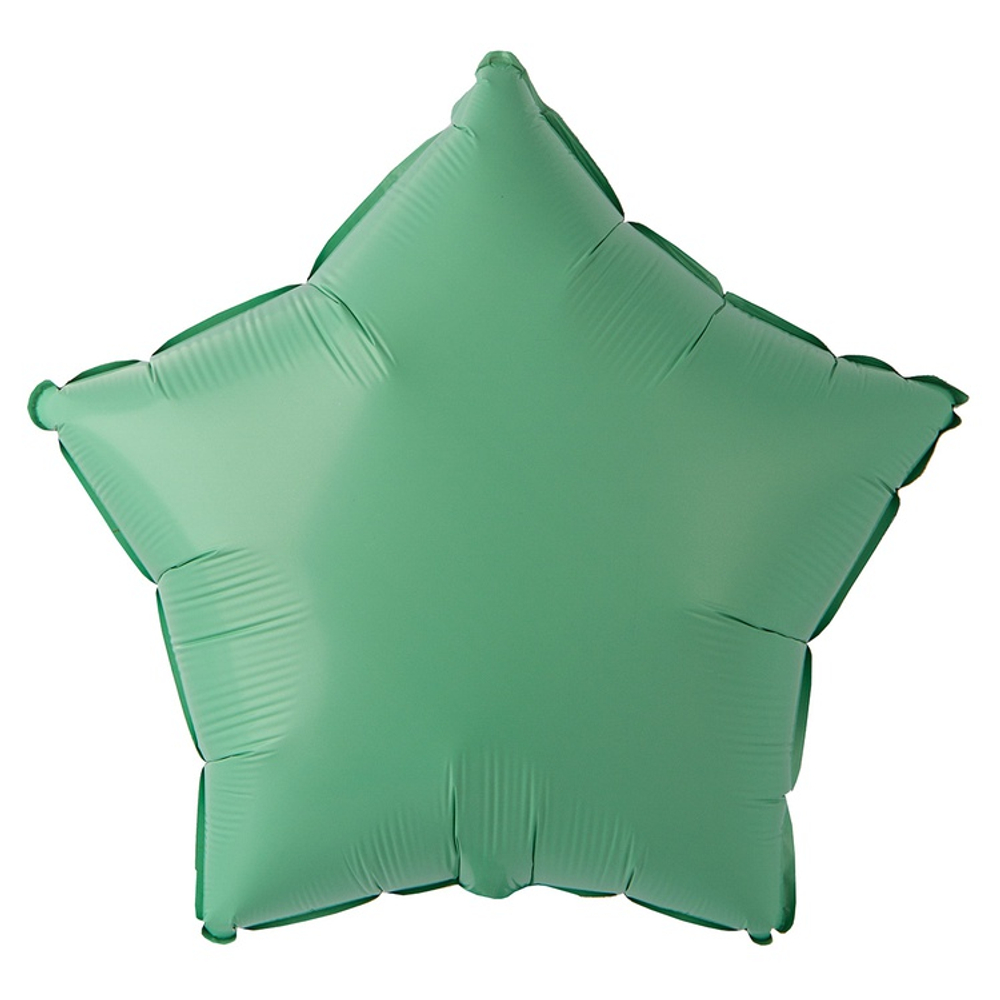 Шар фольгированный Звезда 45 см (Зеленый)