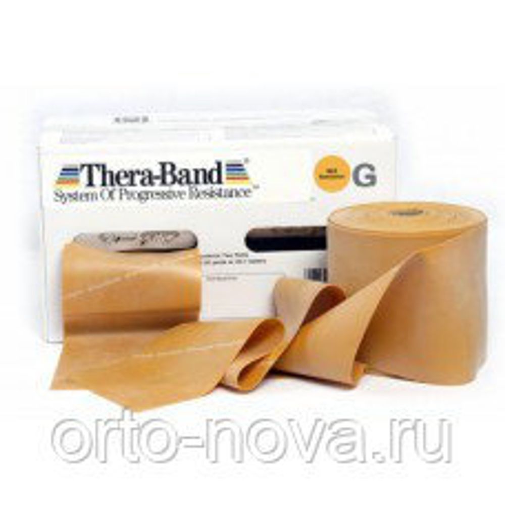 Thera-Band Лента-эспандер золотая максимальной плотности12,8 см x 45,5 м