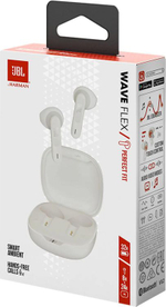 Наушники JBL Wave Flex, Bluetooth, вкладыши, белый [jblwflexwht]