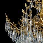 Citilux RITZ CL310082 Люстра хрустальная подвесная Золото