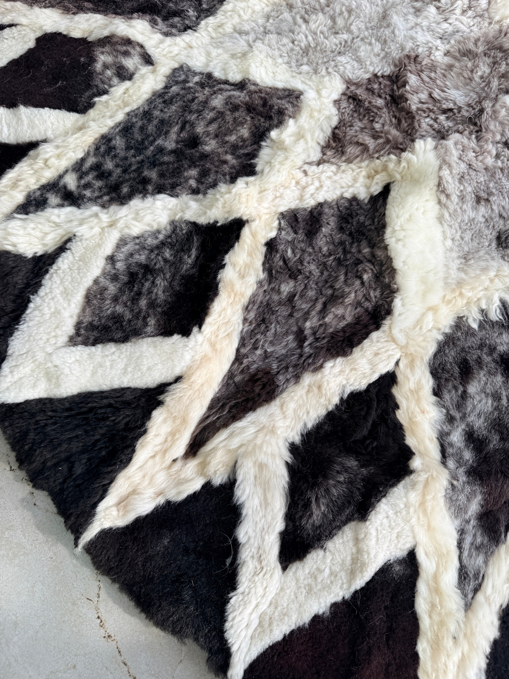 Ковер шкура натуральная овчина меховой