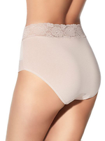 Высокие трусики с широким кружевным поясом Dolce Cinture (Размер: XL) (Цвет: белый)