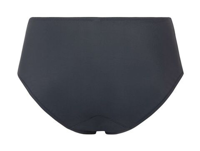 Трусы-слипы с высокой посадкой и отделкой кружевом (Размер: 48) (Цвет: мокрый асфальт)