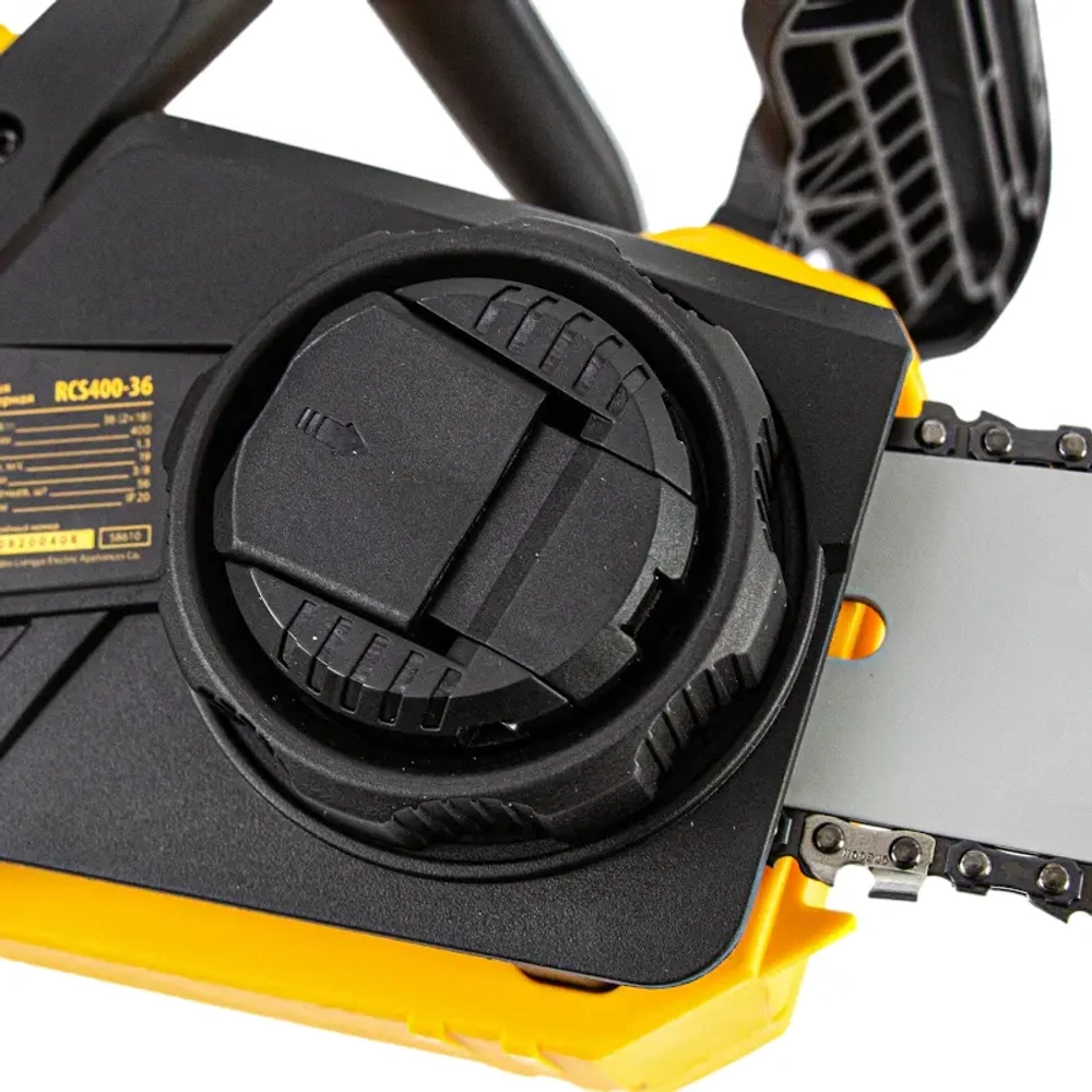 DENZEL RCS400-36 бесщеточная аккумуляторная цепная пила (2 x 4 Ач, ЗУ) 58610