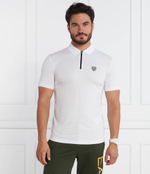 Поло EA7 - белый(8NPF13 PJRGZ)