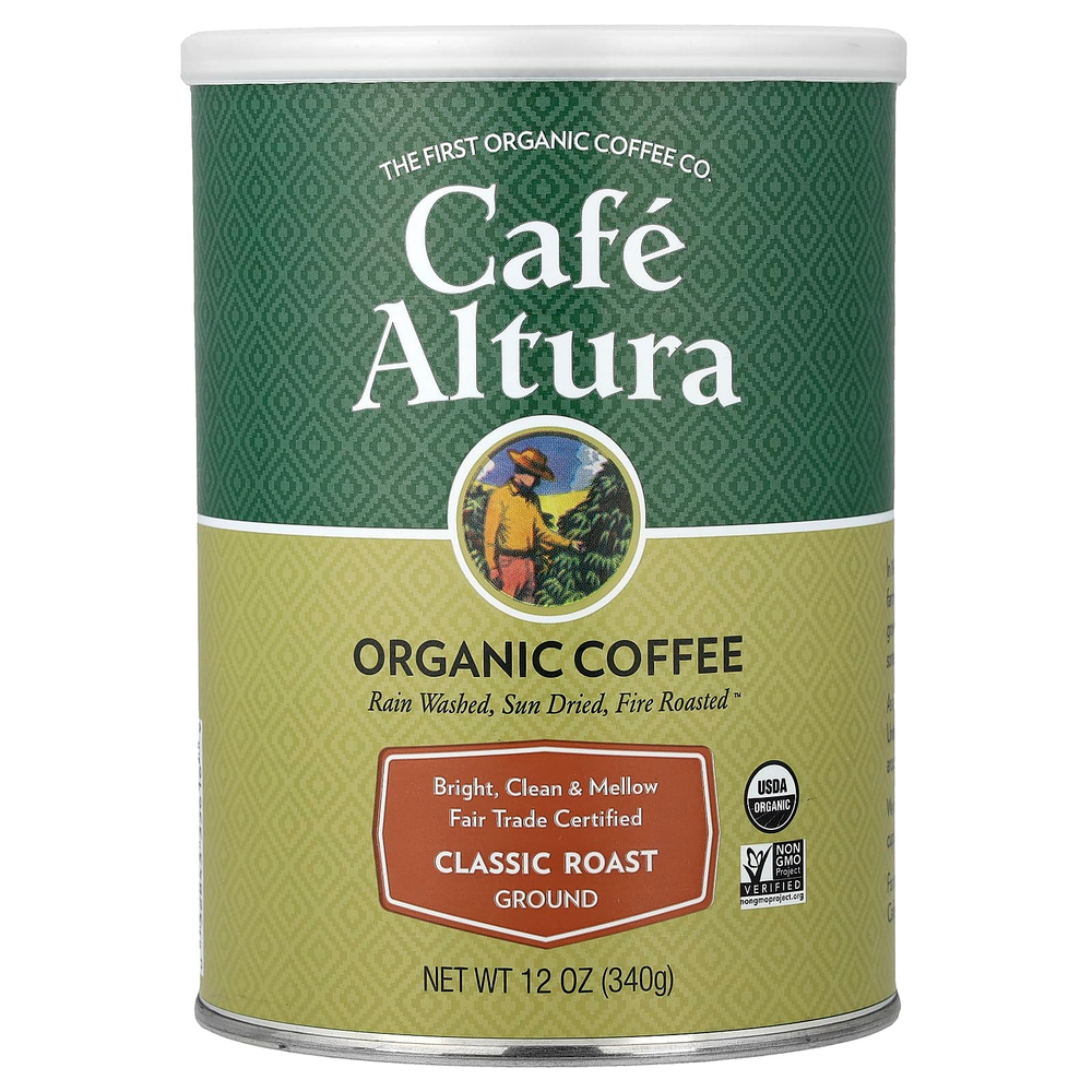 Cafe Altura, Органический кофе, классической обжарки, молотый, 340 г (12 унций)