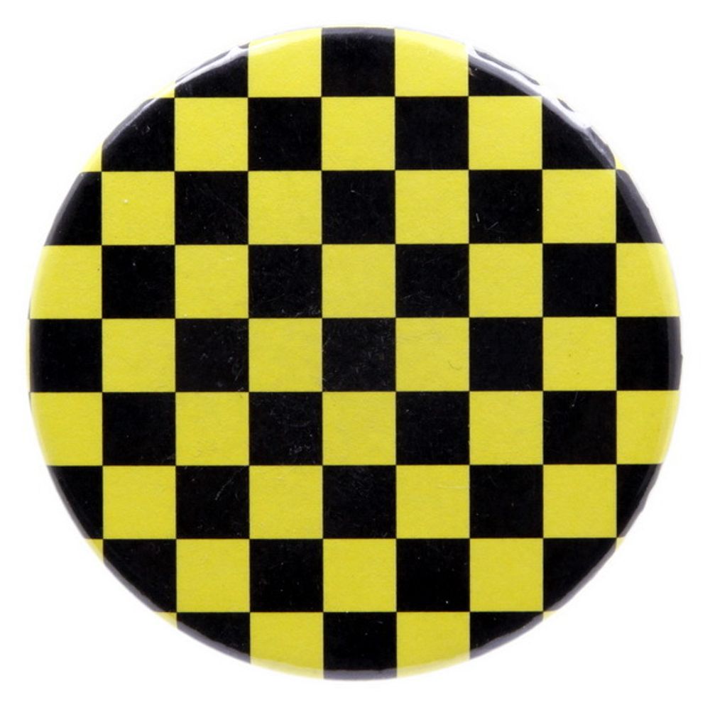 Значок Клетка черно-желтая