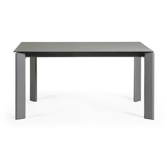 Стол Atta 160 (220) x90 антрацит керамика