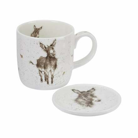 Royal Worcester - Кружка Wrendale Designs с подставкой 310мл / артикул   WNMC3943-XG  / GTIN 749151608146