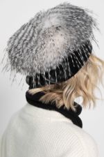 Комплект шапка и снуд (черная) ШС35-23М LT Collection