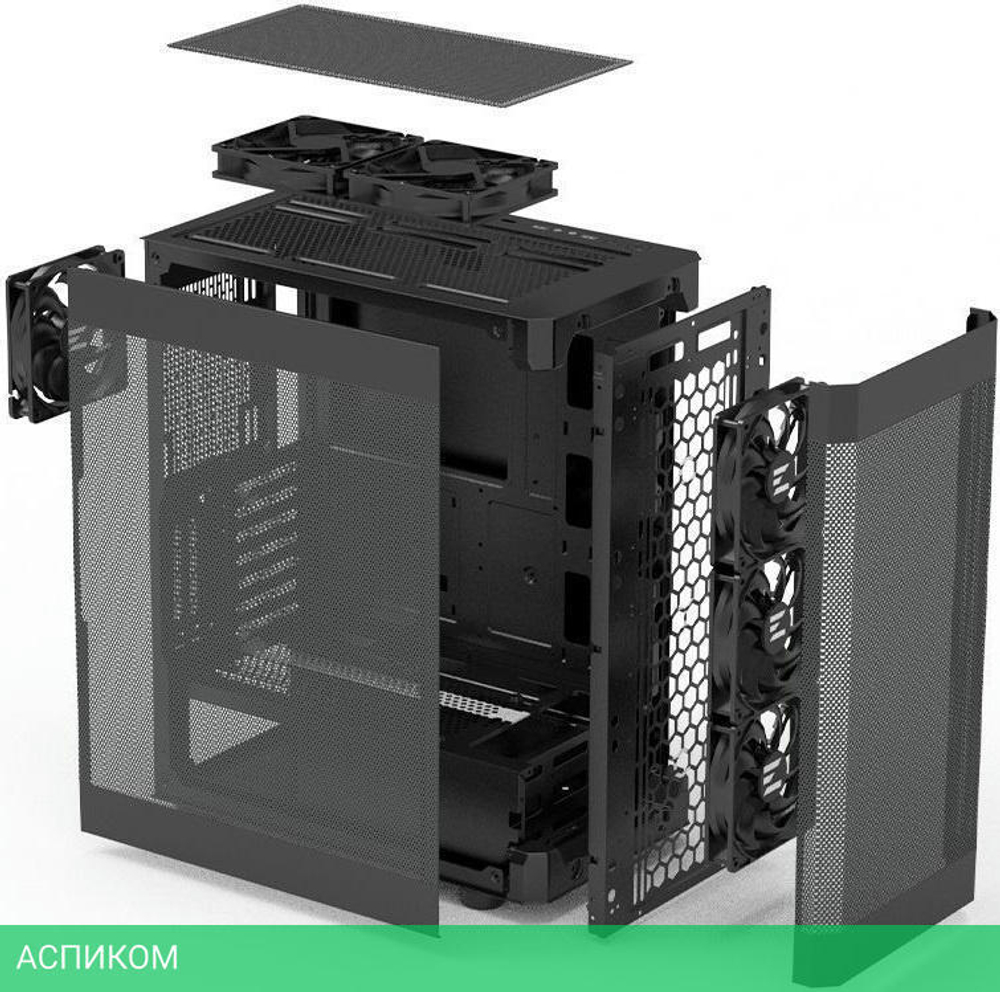 Корпус Zalman I4 без БП черный