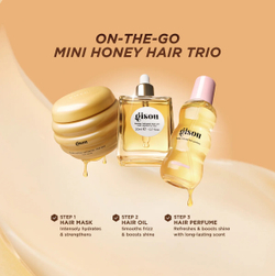 Gisou On-The-Go Honey Hair Trio