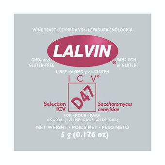 Винные дрожжи Lalvin "ICV/D47", 5 г