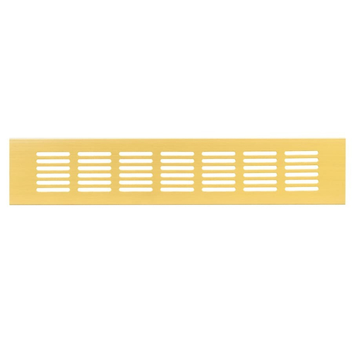 Вентиляционная решетка Благовест 60x400, золото