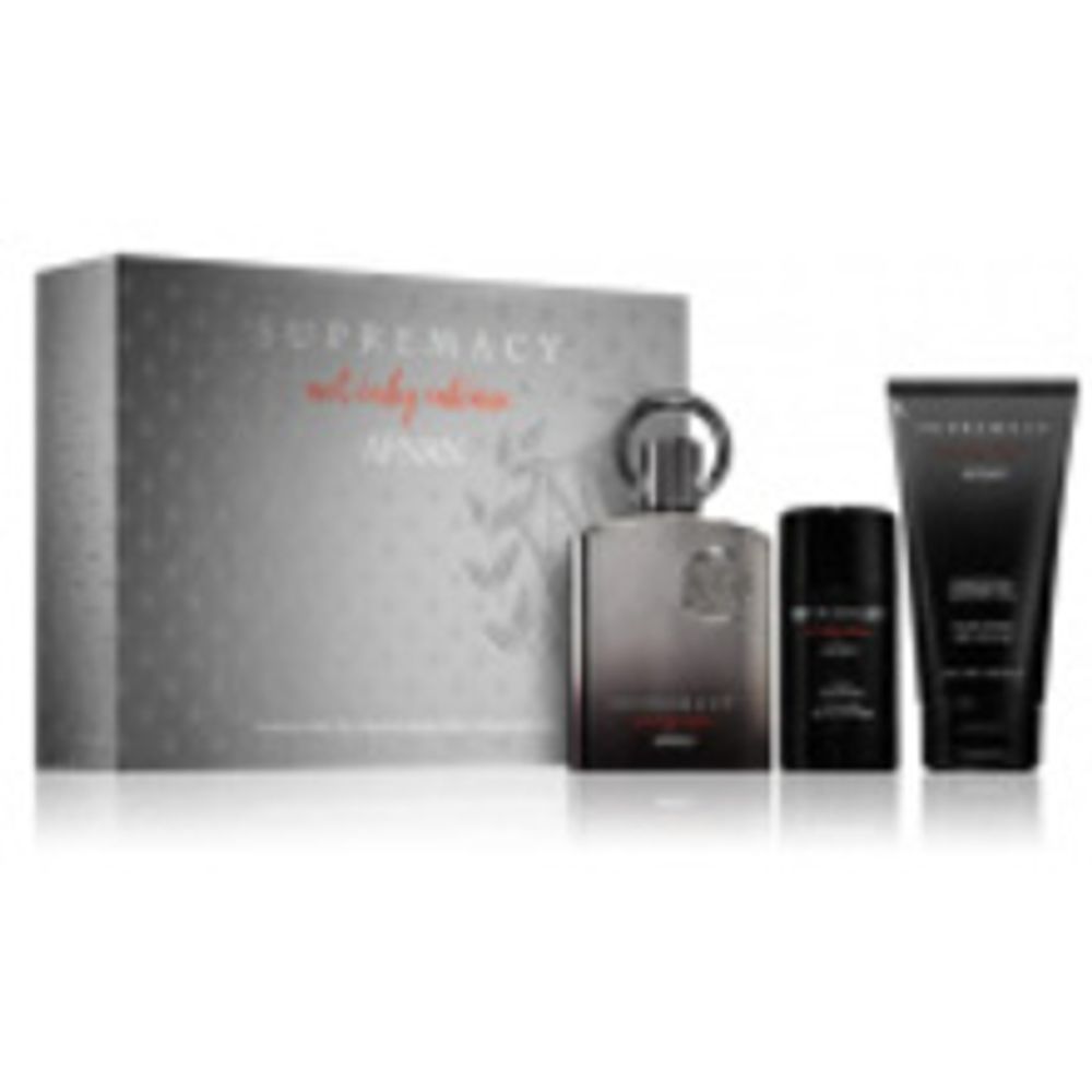 Afnan Supremacy Not Only Intense Extrait de Parfum Gift set 100 ml, after shave balm 150 ml and shower gel 150 ml 100ml