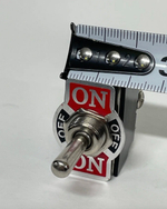 Тумблер (ON-OFF-ON) выключатель в металле на 3 контакта ON-OFF-ON, TG (1 шт.)