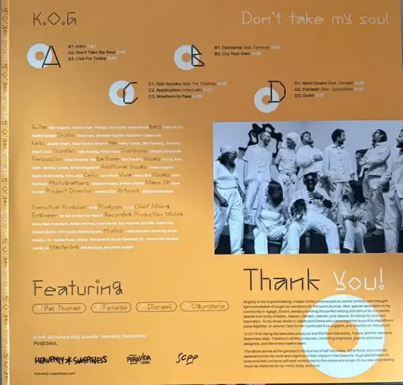 K.O.G. – Don't Take My Soul - 2LP