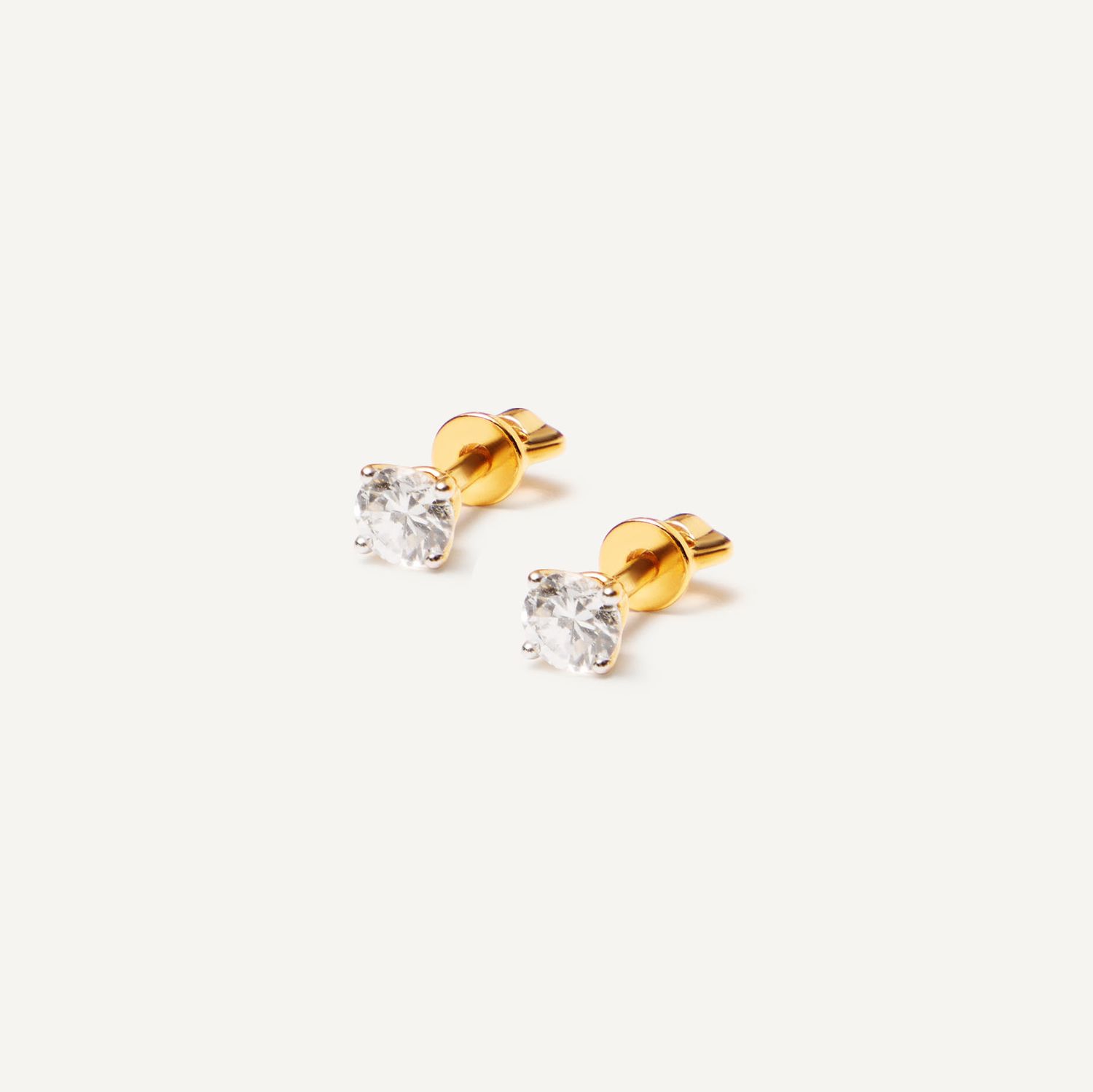 Серьги Classic Studs Size 3.75, Gold