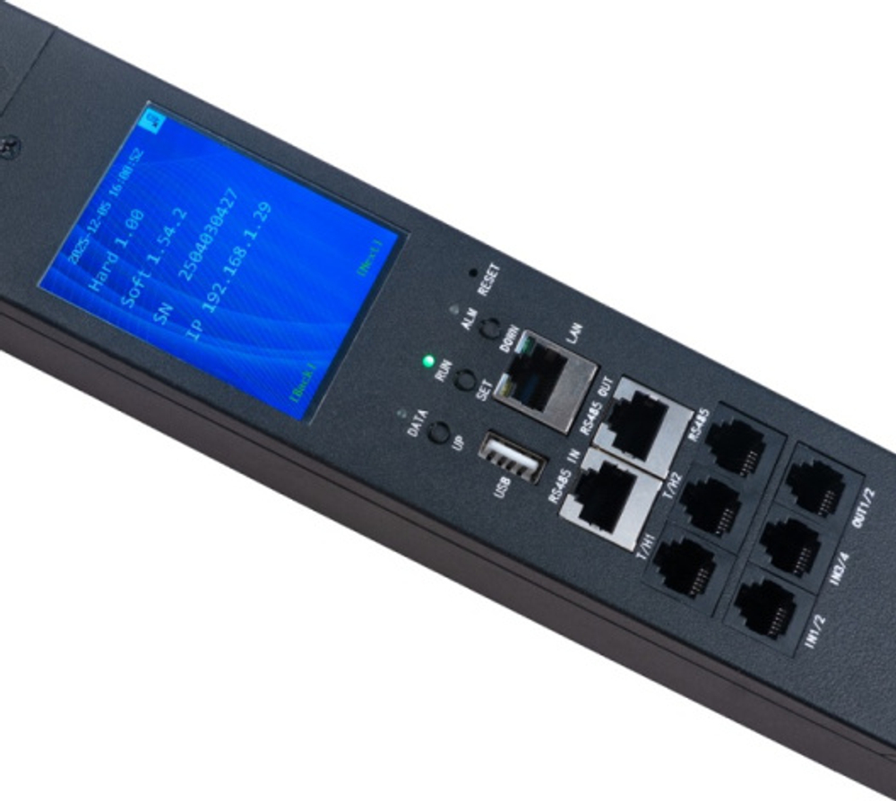 Блок розеток Cabeus SMART-PDU-16-3P-36C13-6C19-I309-CM