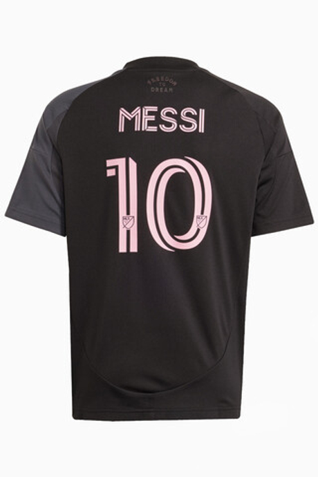 Футболка adidas Inter Miami CF 25/26 Away Messi 10 Junior - черный