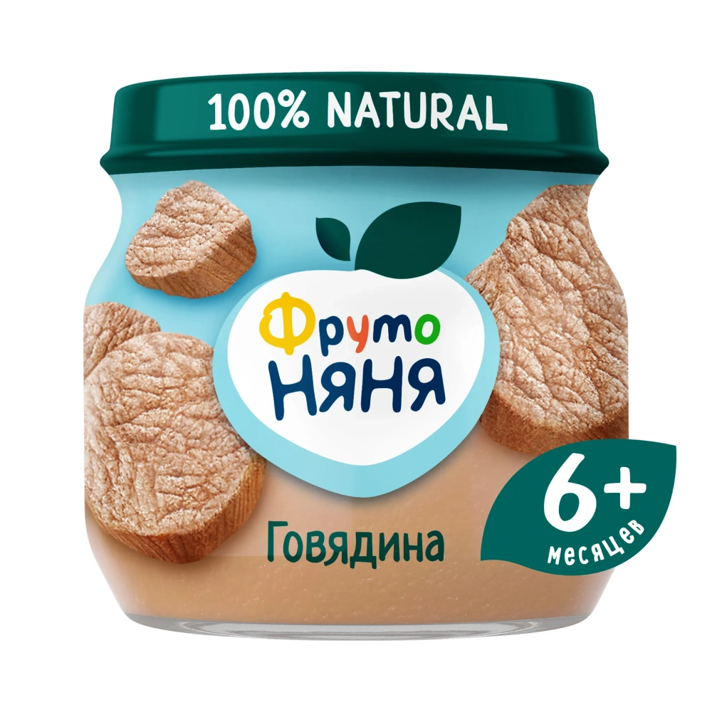 Фрутоняня пюре Мясное Говядина 80г с 6 месяцев