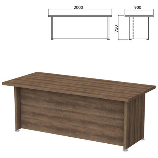 Стол письменный "Приоритет", 2000х900х750, лагос (КОМПЛЕКТ)