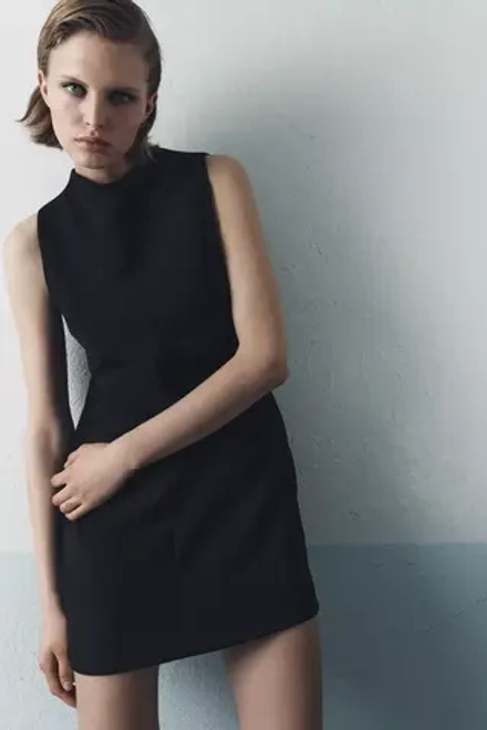 ZARА КОРОТКОЕ ПЛАТЬЕ, ЧЕРНЫЙ