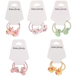 Резинки для волос детские 2 шт «Baby boom - Зверьки», микс 4-5 цветов, d-3,2см