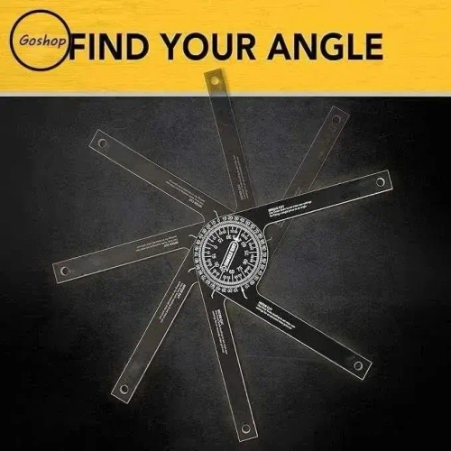 Угломер 185мм х 63мм, Алюминий