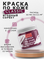 Акриловая краска по коже «Ягодный сорбет»