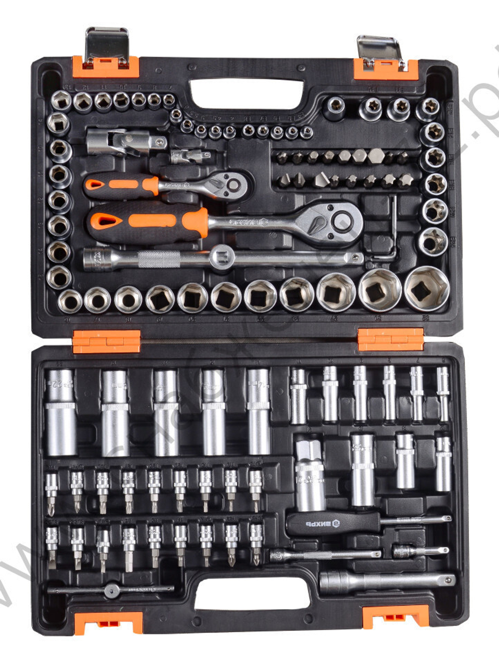 Набор инструментов, 1/2", 1/4", CrV, в кейсе 108 предметов Вихрь