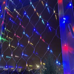 ENIS-01R ЭРА Гирлянда LED Сеть 1,8 м*1,5 м RGB, 220V, IP20
