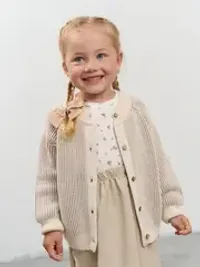 Кардиган вязаный "Какао" 0+