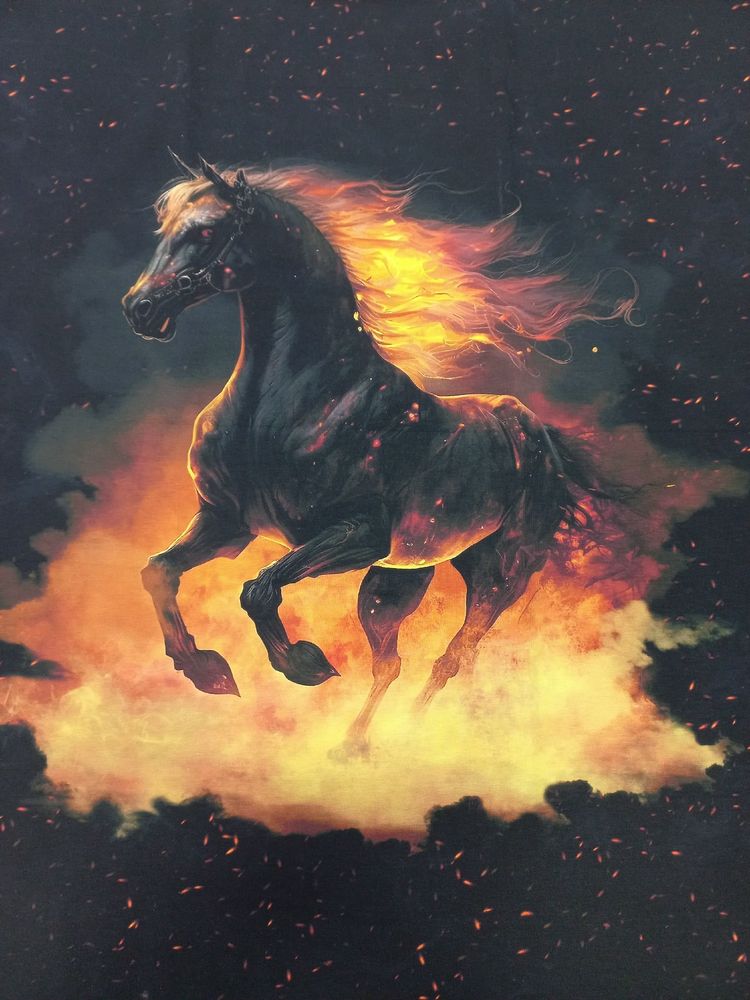 Кулирка Купон Лошадь с огненной гривой