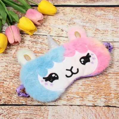 Повязка на глаза для сна «Sweet dream - Lama Mia», цвет на фото, (упаковка ZIPпакет)