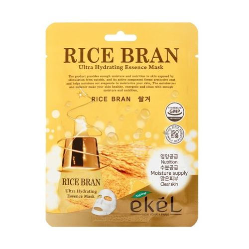 ЕКЕЛ Ultra Hydrating Essence RiceBran Маска д/л 25мл ткан РисОтруби (71539)