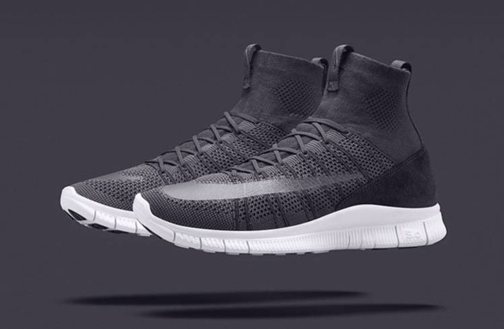 Кроссовки Nike Free Flyknit Mercurial Dark Grey
