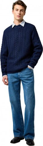 Джемпер CABLE KNIT SWEATER 112371654