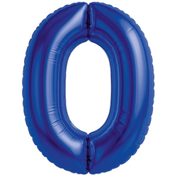 Цифры 102 см "Темно-синие металлик" слим (slim)