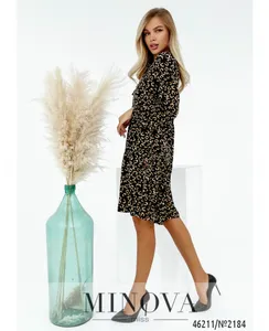 Платье 2184-леопардовый Minova