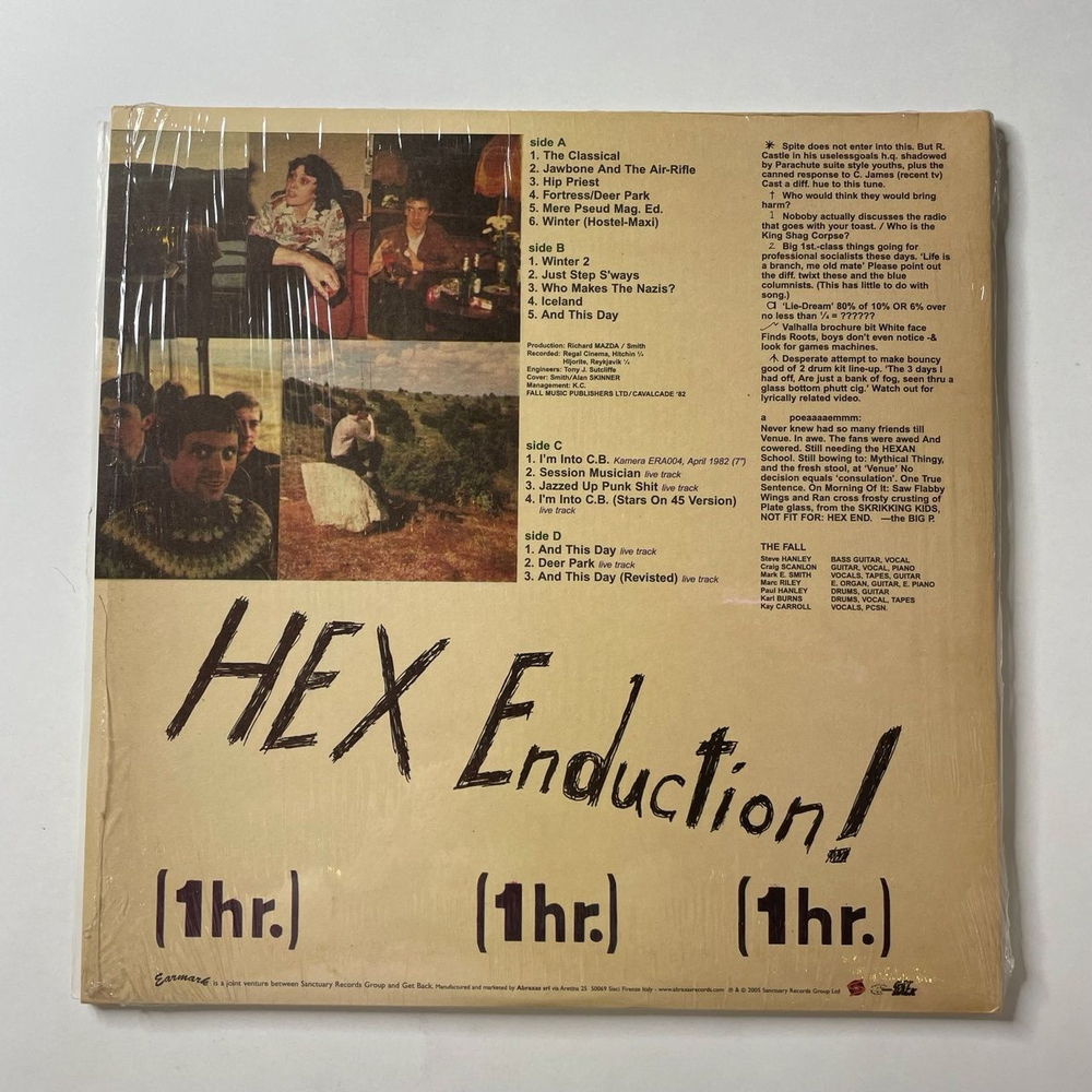 Винтажная виниловая пластинка LP The Fall Hex Enduction Hour (UK 2005)