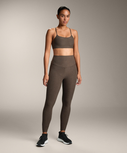 OYSHO Легинсы Comfortlux с высокой талией и длиной до щиколотки, коричневый меланж