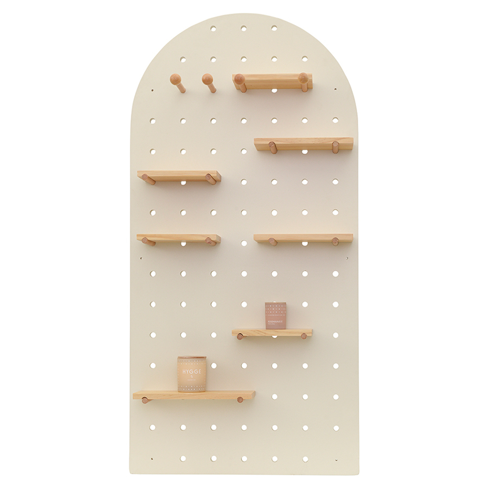 Полка настенная shely, 60х120 см, белая