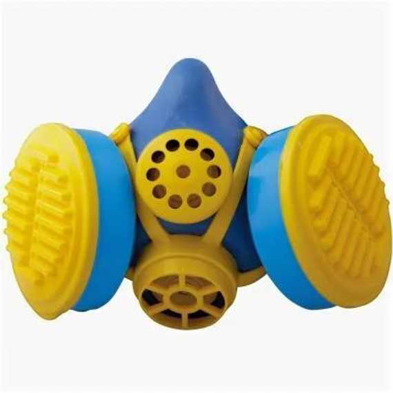 Полумаска Пульс-К, защитная, силикон, многоразовая